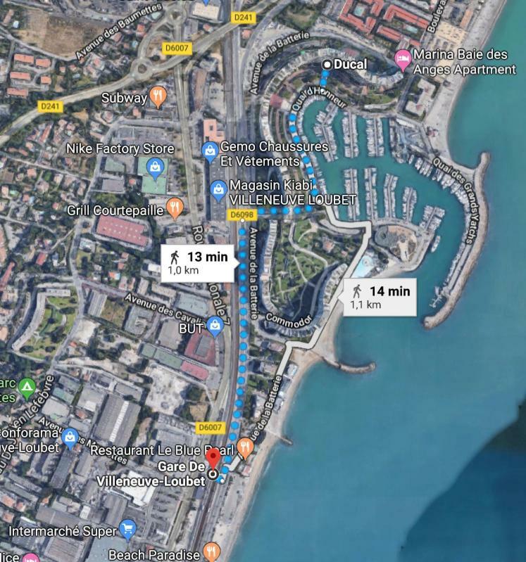Apartamento FAME - Marina baie des Anges Villeneuve-Loubet Exterior foto